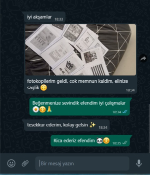 SegaCopy Fotokopi Merkezi Sizden Gelenler