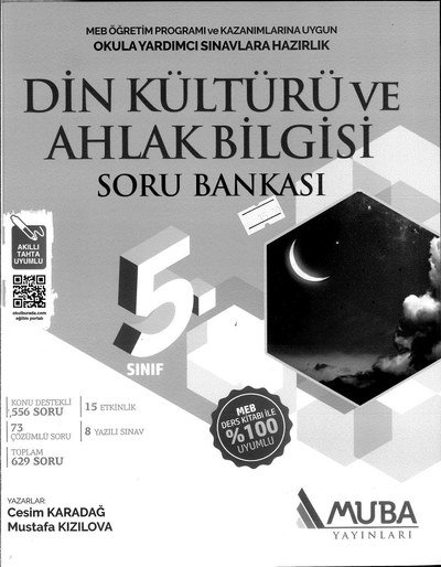 DİN KÜLTÜRÜ VE AHLAK BİLGİSİ SORU BANKASI SegaCopy Fotokopi Merkezi