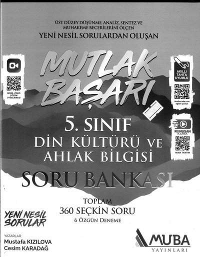 MUTLAK BAŞARI DİN KÜLTÜRÜ VE AHLAK BİLGİSİ SORU BANKASI SegaCopy Fotokopi Merkezi