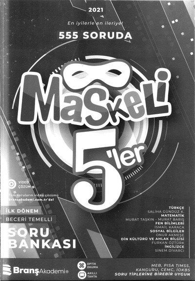 555 SORUDA MASKELİ 5'LER SegaCopy Fotokopi Merkezi