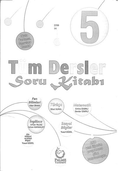 TÜM DERSLER SORU KİTABI SegaCopy Fotokopi Merkezi