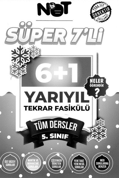 6+1 YARIYIL TEKRAR FASİKÜLÜ SegaCopy Fotokopi Merkezi