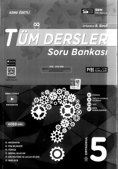 TÜM DERSLER SORU BANKASI PYBS
