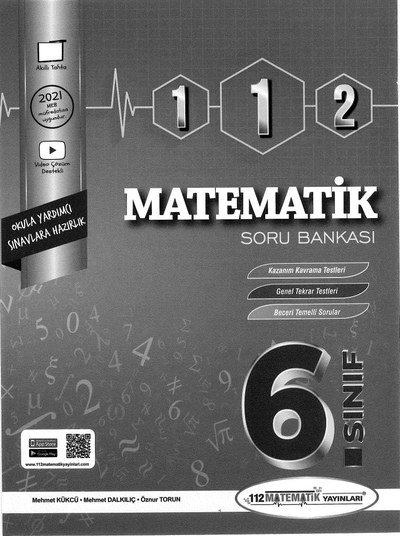 112 MATEMATİK SORU BANKASI SegaCopy Fotokopi Merkezi