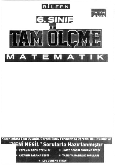 TAM ÖLÇME MATEMATİK