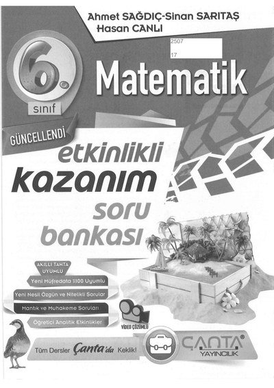 MATEMATİK ETKİNLİKLİ KAZANIM SORU BANKASI