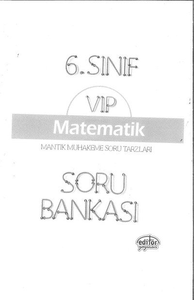 VIP MATEMATİK SORU BANKASI SegaCopy Fotokopi Merkezi