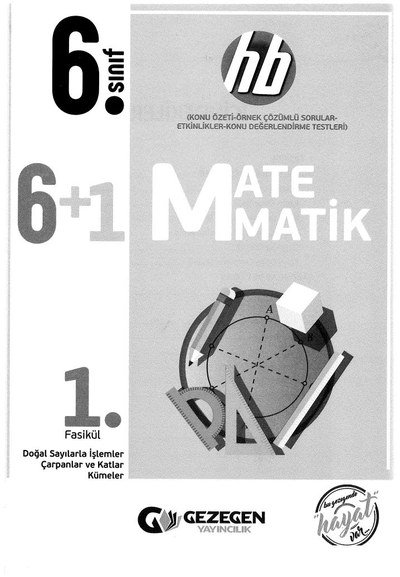 6+1 MATEMATİK 1. FASİKÜL SegaCopy Fotokopi Merkezi