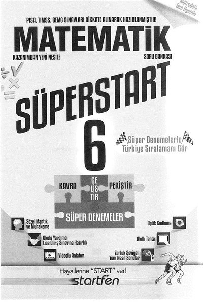 MATEMATİK SÜPERSTART SORU BANKASI SegaCopy Fotokopi Merkezi