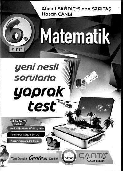 MATEMATİK YENİ NESİL SORULARLA YAPRAK TEST SegaCopy Fotokopi Merkezi