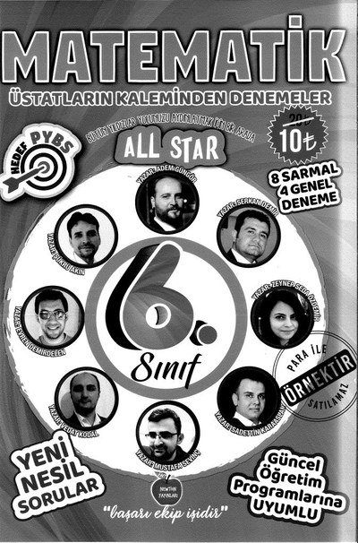 MATEMATİK ÜSTATLARIN KALEMİNDEN DENEMELER SegaCopy Fotokopi Merkezi