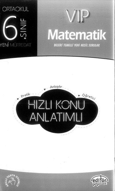 VIP MATEMATİK HIZLI KONU ANLATIMLI SegaCopy Fotokopi Merkezi