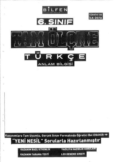 TAM ÖLÇME TÜRKÇE ANLAM BİLGİSİ SegaCopy Fotokopi Merkezi