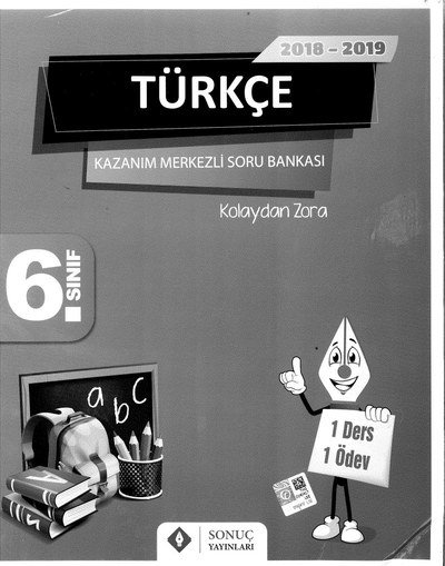 TÜRKÇE KAZANIM MERKEZLİ SORU BANKASI SegaCopy Fotokopi Merkezi