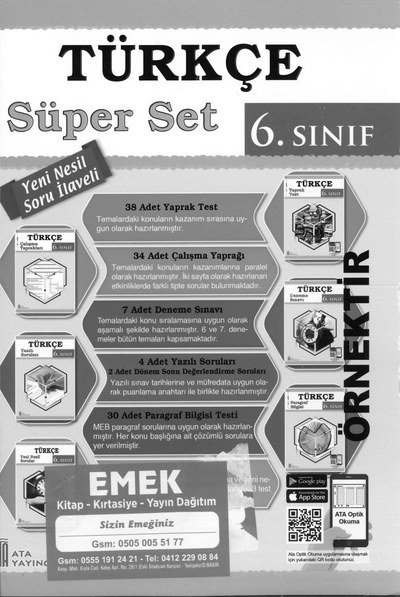 TÜRKÇE SÜPER SET SegaCopy Fotokopi Merkezi