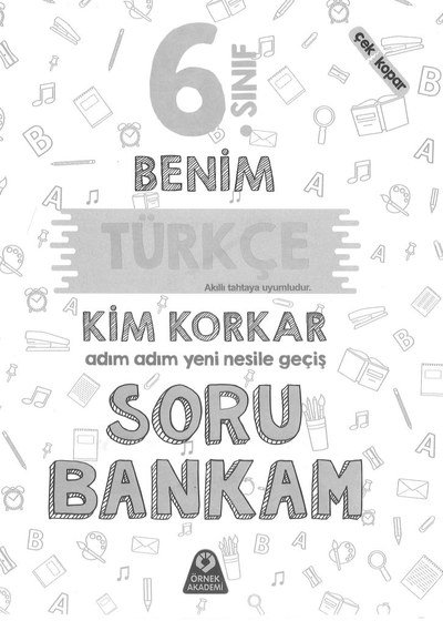 BENİM TÜRKÇE KİM KORKAR SORU BANKAM SegaCopy Fotokopi Merkezi