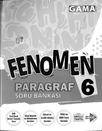 FENOMEN PARAGRAF SORU BANKASI SegaCopy Fotokopi Merkezi