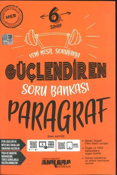 YENİ NESİL SORULARLA GÜÇLENDİREN PARAGRAF SORU BANKASI SegaCopy Fotokopi Merkezi