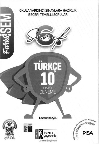 TÜRKÇE 10 FASİKÜL DENEME SegaCopy Fotokopi Merkezi