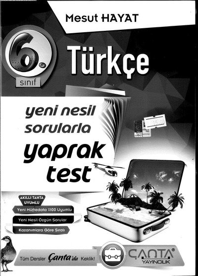 TÜRKÇE YENİ YAPRAK TEST