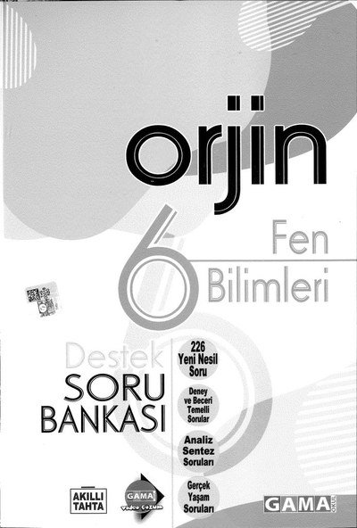 ORJİN FEN BİLİMLERİ SORU BANKASI SegaCopy Fotokopi Merkezi