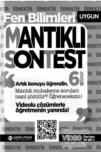 FEN BİLİMLERİ MANTIKLI SONTEST SegaCopy Fotokopi Merkezi