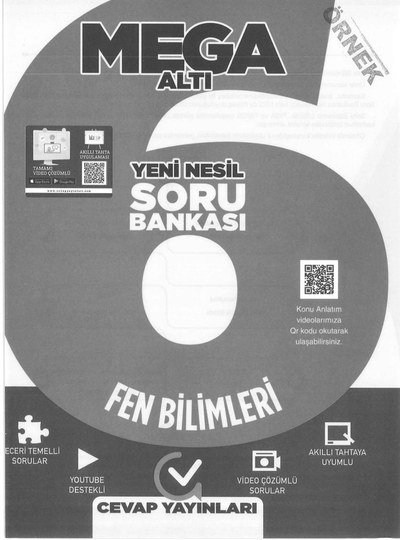 MEGA ALTI SORU BANKASI FEN BİLİMLERİ