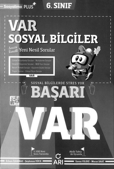 VAR SOSYAL BİLGİLER BAŞARI VAR SegaCopy Fotokopi Merkezi