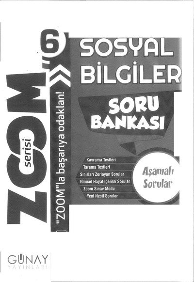 SOSYAL BİLGİLER SORU BANKASI SegaCopy Fotokopi Merkezi