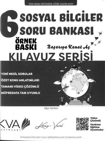 SOSYAL BİLGİLER SORU BANKASI KILAVUZ SERİSİ SegaCopy Fotokopi Merkezi