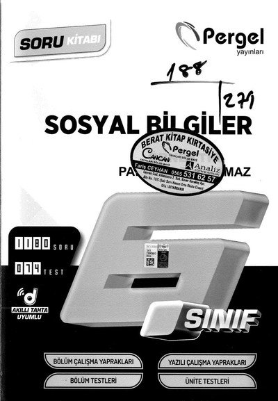 SOSYAL BİLGİLER SORU KİTABI SegaCopy Fotokopi Merkezi