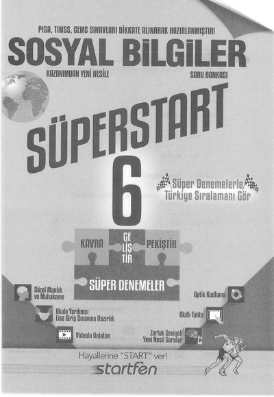 SOSYAL BİLGİLER SÜPERSTART SegaCopy Fotokopi Merkezi
