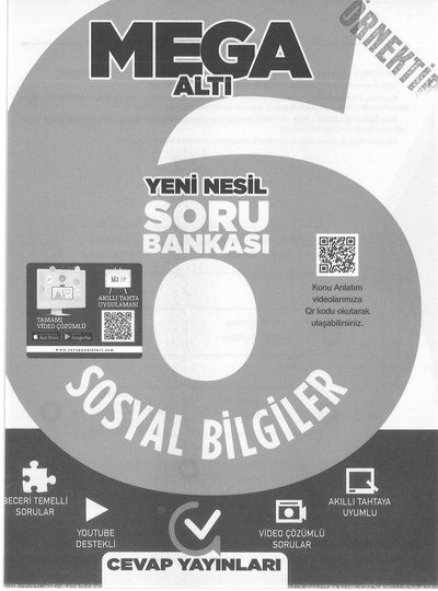 MEGA ALTI SORU BANKASI SOSYAL BİLGİLER SegaCopy Fotokopi Merkezi
