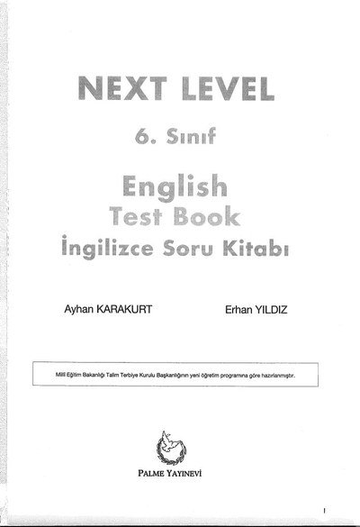 NEXT LEVEL ENGLISH TEST BOOK İNGİLİZCE SORU KİTABI
