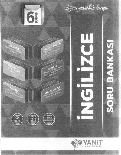 İNGİLİZCE SORU BANKASI SegaCopy Fotokopi Merkezi