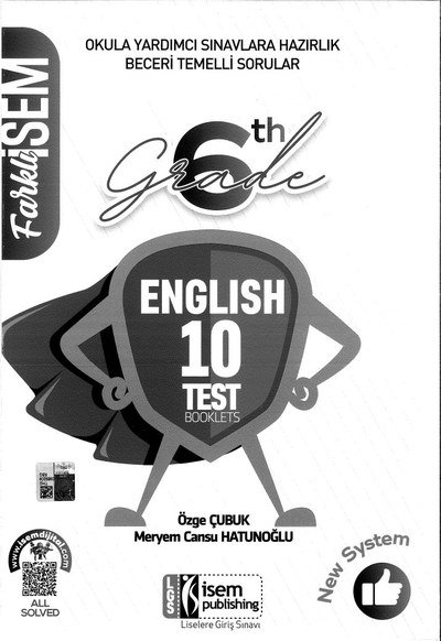ENGLISH 10 TEST BOOKLETS SegaCopy Fotokopi Merkezi