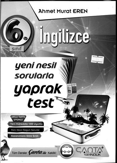 İNGİLİZCE YENİ NESİL YAPRAK TEST SegaCopy Fotokopi Merkezi