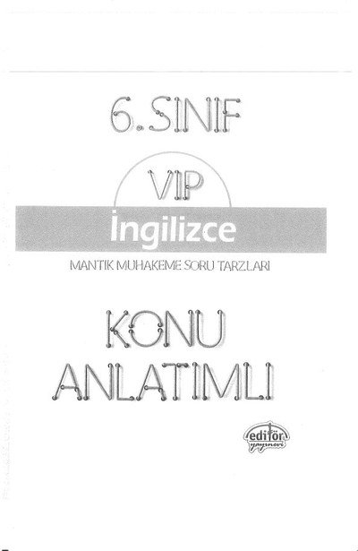 VIP İNGİLİZCE KONU ANLATIMLI SegaCopy Fotokopi Merkezi