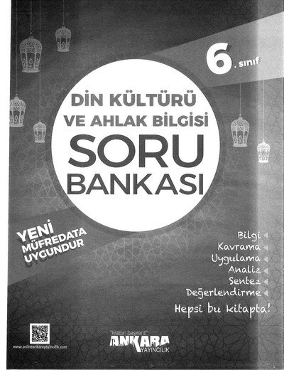 DİN KÜLTÜRÜ VE AHLAK BİLGİSİ SORU BANKASI SegaCopy Fotokopi Merkezi