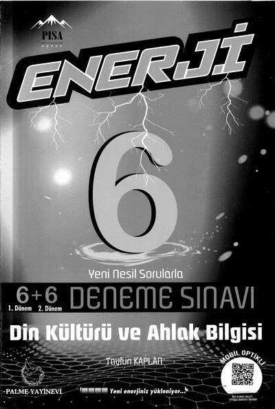 ENERJİ 6+6 DENEME SINAVI DİN KÜLTÜRÜ VE AHLAK BİLGİSİ SegaCopy Fotokopi Merkezi