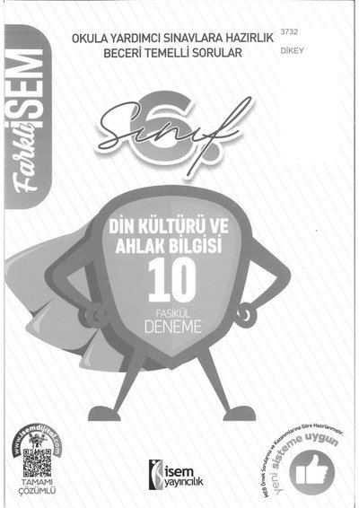 DİN KÜLTÜRÜ VE AHLAK BİLGİSİ 10 FASİKÜL DENEME