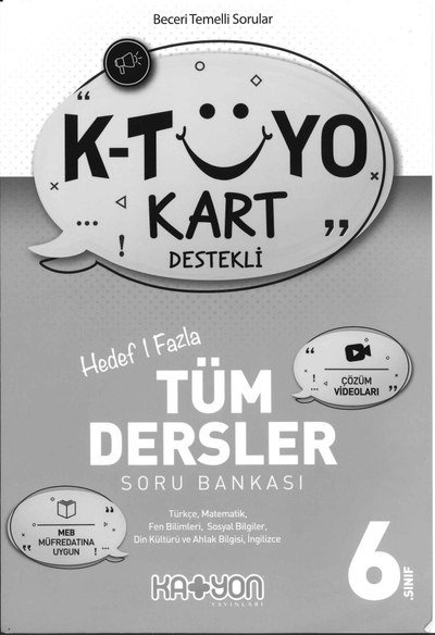 K-TÜYO KART DESTEKLİ TÜM DERSLER SORU BANKASI SegaCopy Fotokopi Merkezi