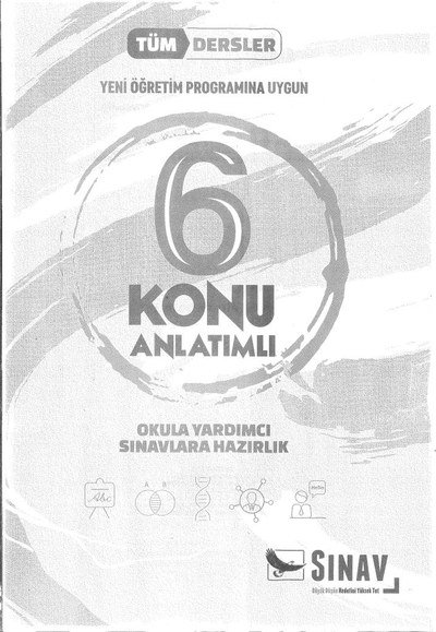 KONU ANLATIMLI TÜM DERSLER SegaCopy Fotokopi Merkezi