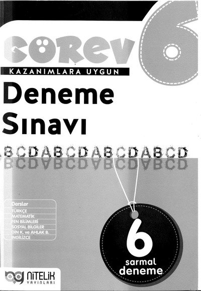 GÖREV KAZANIMLARA UYGUN DENEME SINAVI SegaCopy Fotokopi Merkezi