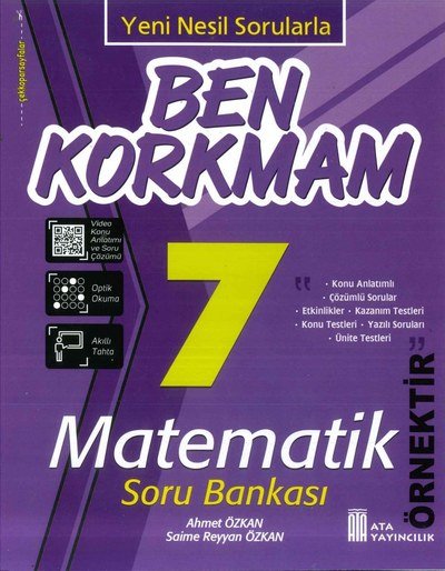 BEN KORKMAM MATEMATİK SORU BANKASI SegaCopy Fotokopi Merkezi