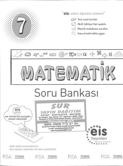 MATEMATİK SORU BANKASI SegaCopy Fotokopi Merkezi