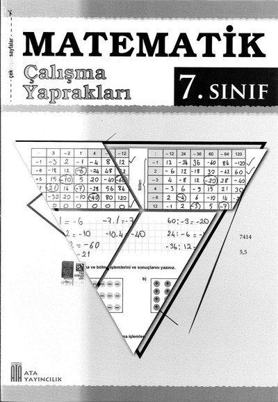 MATEMATİK ÇALIŞMA YAPRAKLARI SegaCopy Fotokopi Merkezi