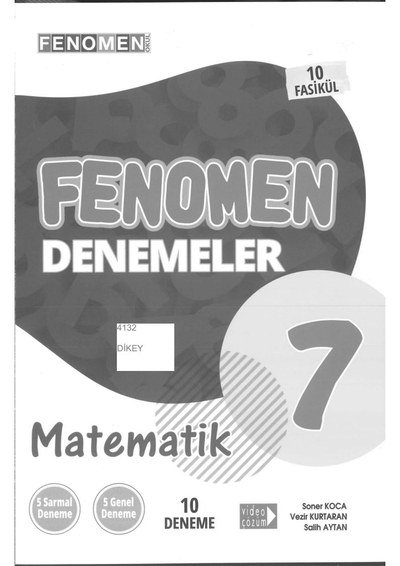 FENOMEN DENEMELER MATEMATİK 10 DENEME SegaCopy Fotokopi Merkezi