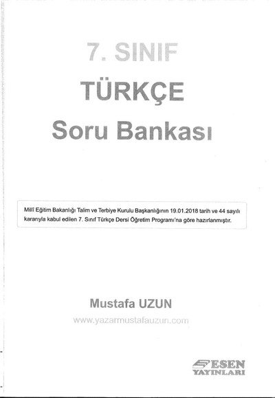 TÜRKÇE SORU BANKASI