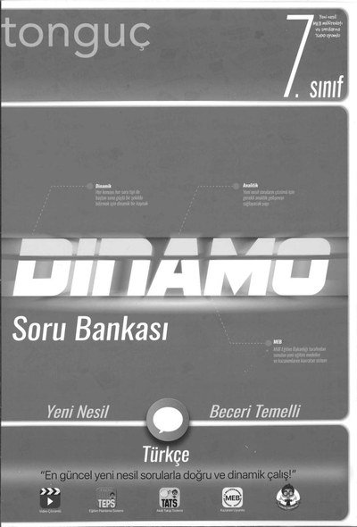 DİNAMO SORU BANKASI TÜRKÇE SegaCopy Fotokopi Merkezi